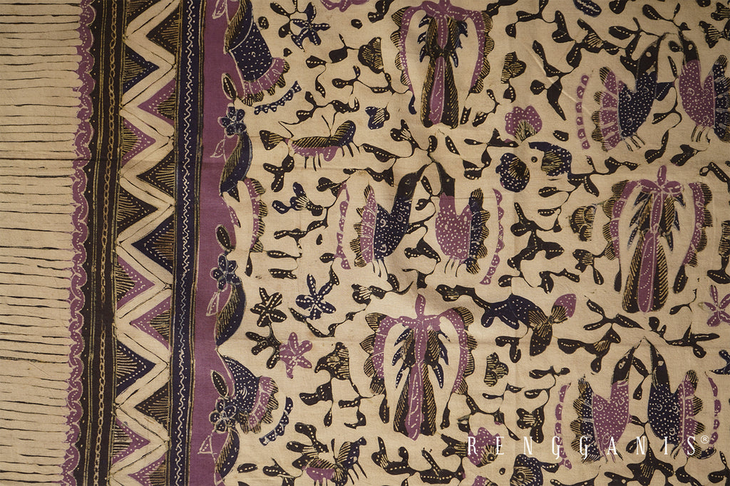 Handdrawn Batik Tulis Scarf