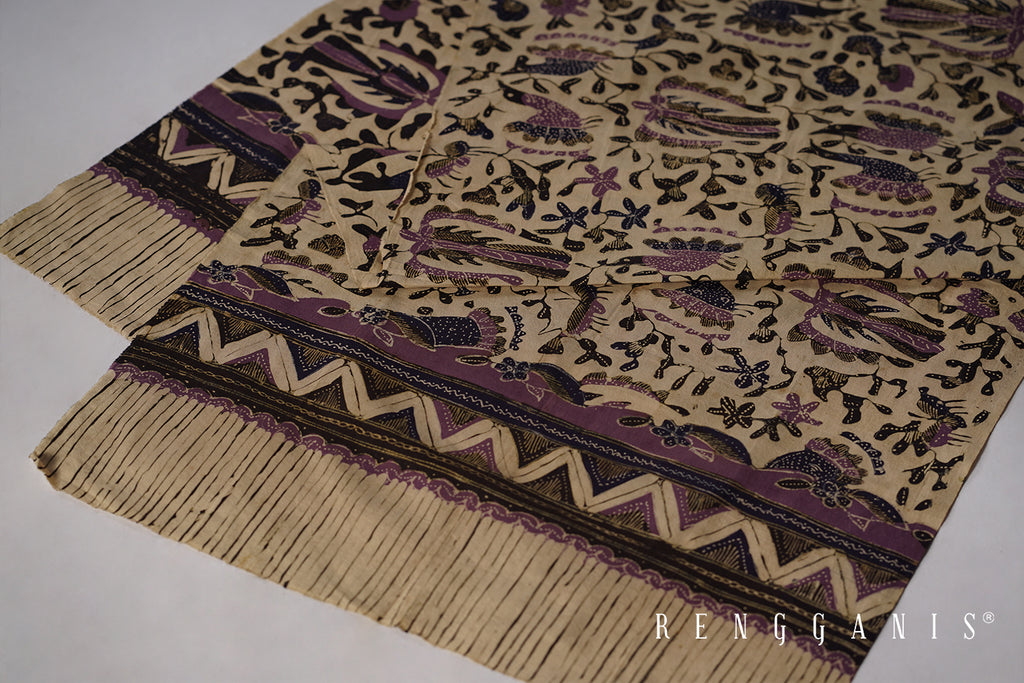 Handdrawn Batik Tulis Scarf