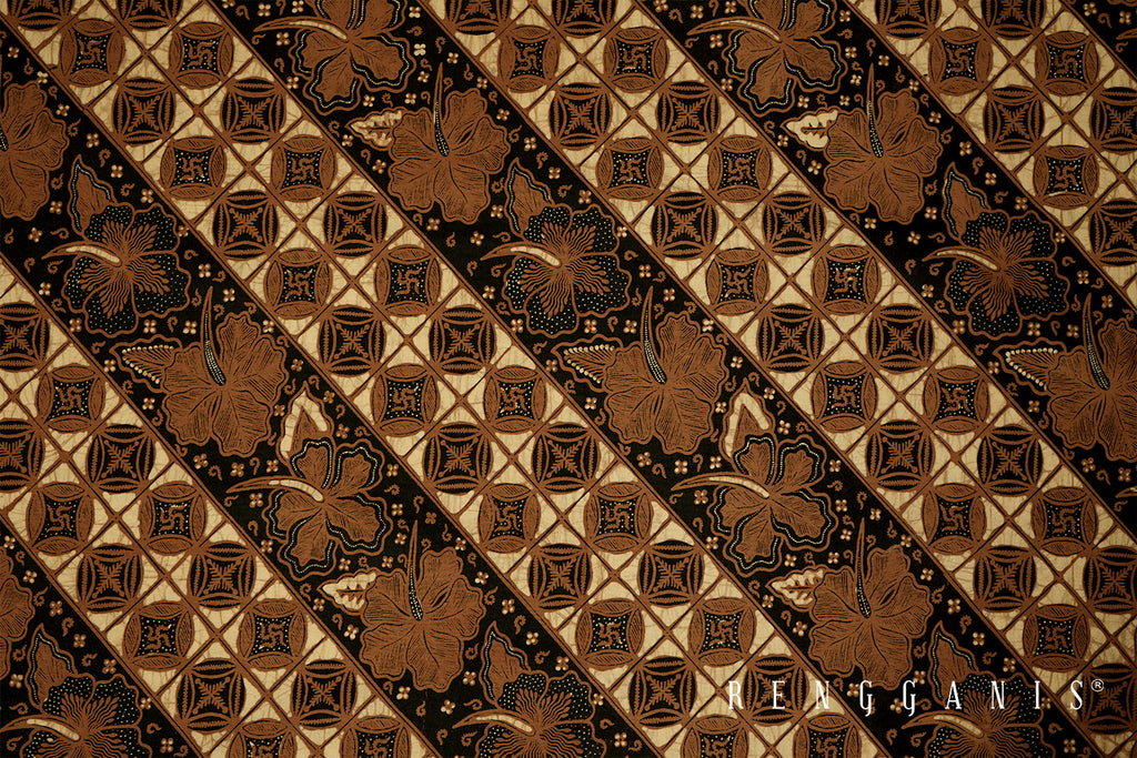 Combination of Screenprint + Handdrawn Batik from Solo