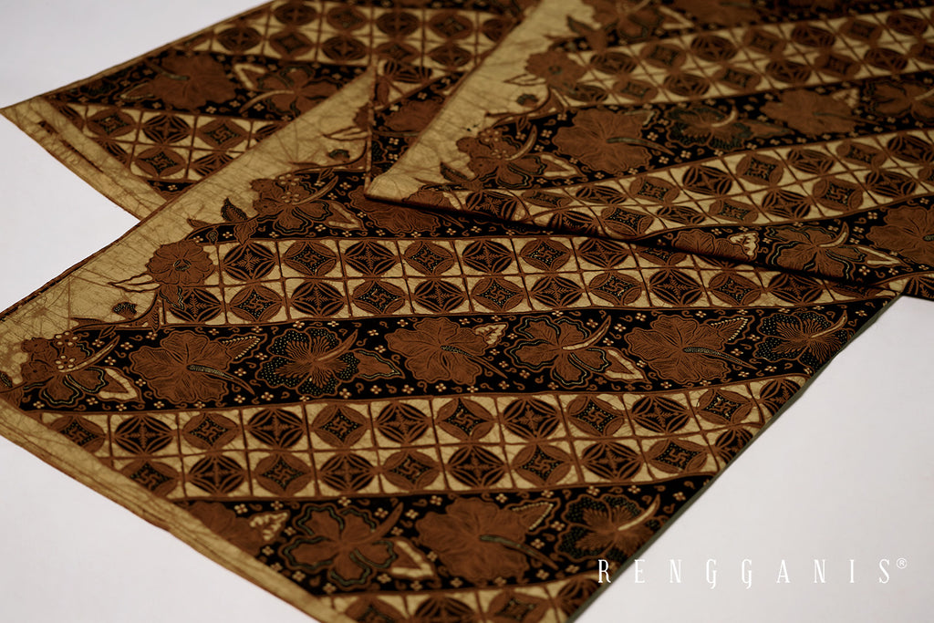 Combination of Screenprint + Handdrawn Batik from Solo