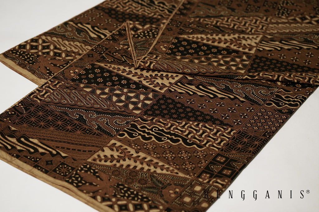 Combination of Screenprint + Handdrawn Batik from Solo