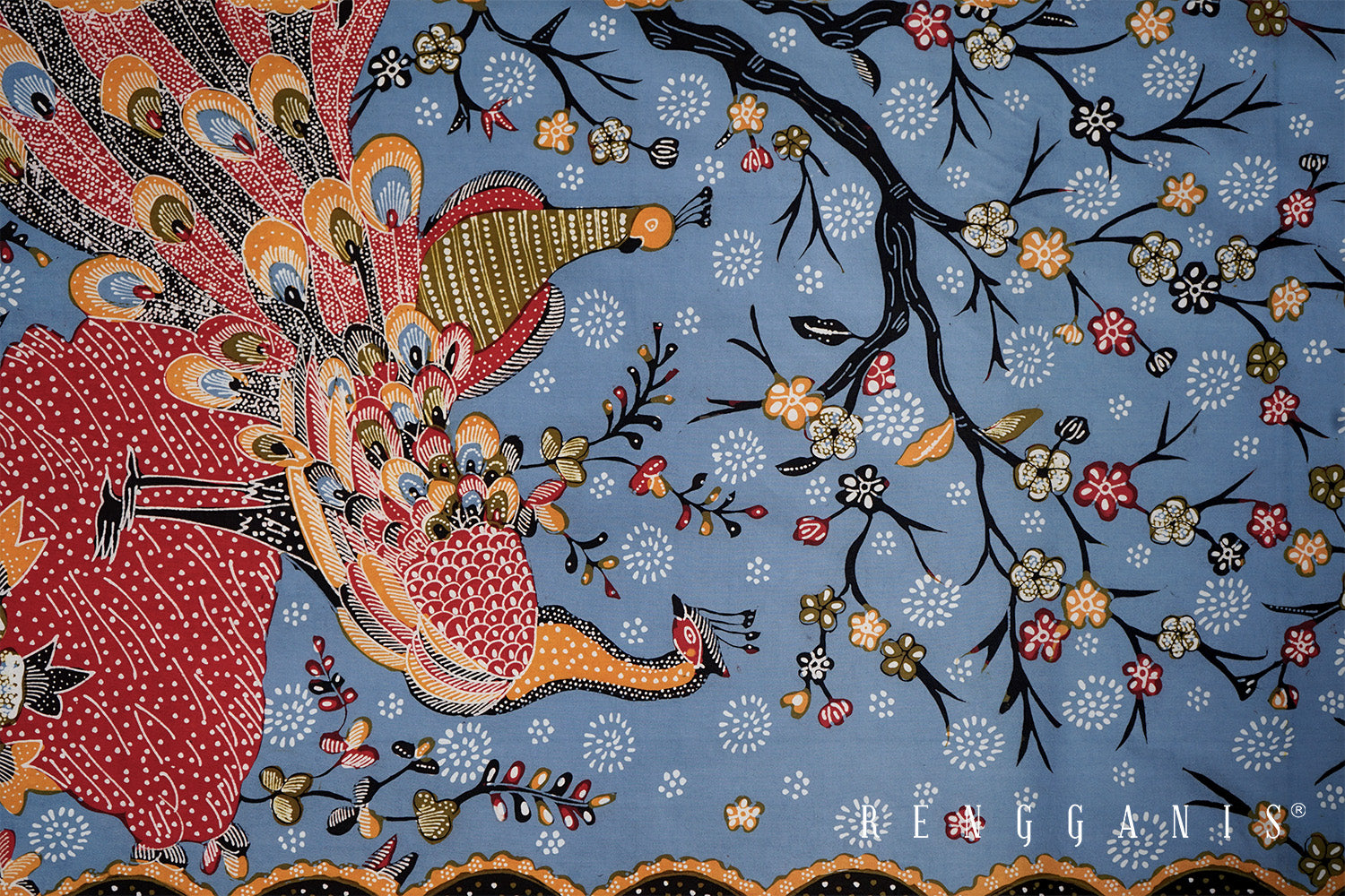 Handdrawn Batik Tulis Scarf