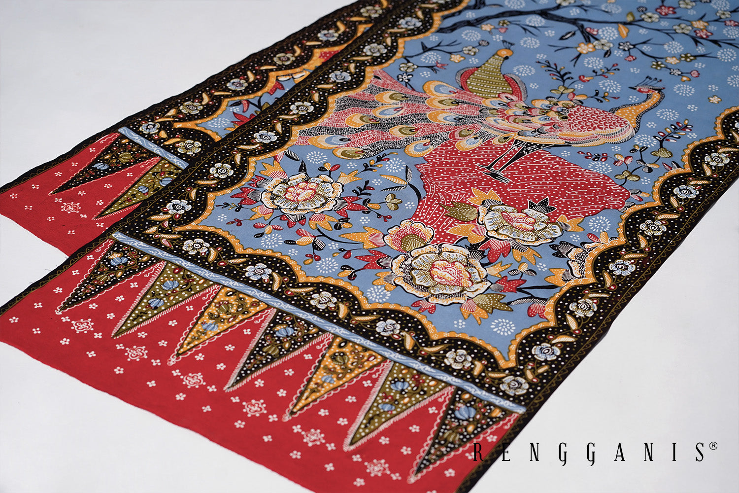Handdrawn Batik Tulis Scarf