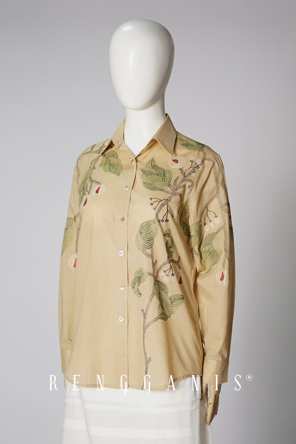 Pala Shirt in Oat Brown
