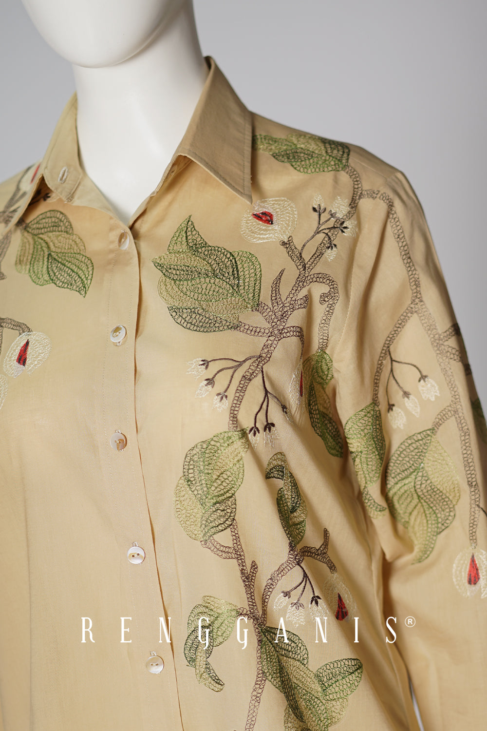 Pala Shirt in Oat Brown