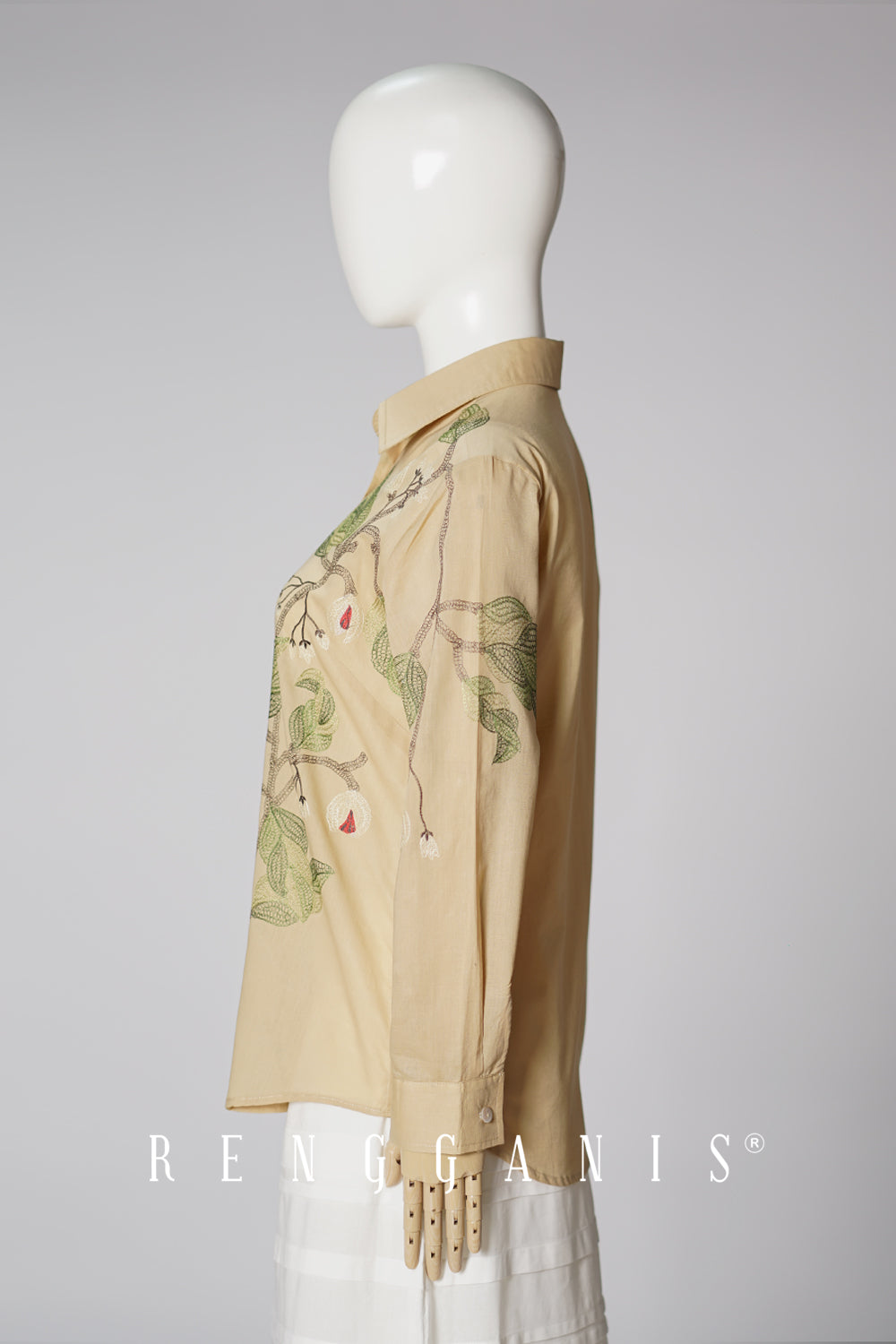 Pala Shirt in Oat Brown