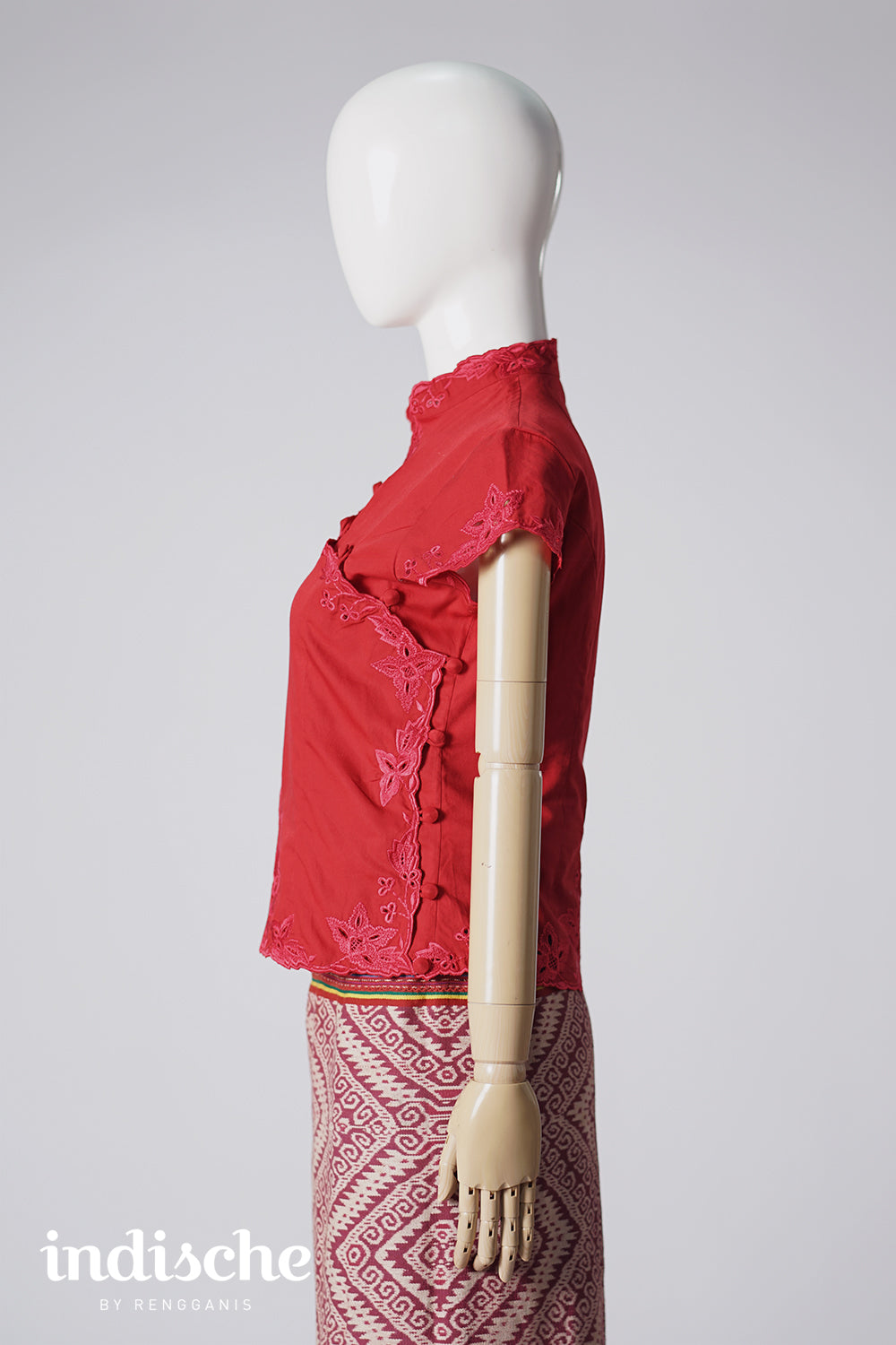 Kebaya Cheongsam in Red