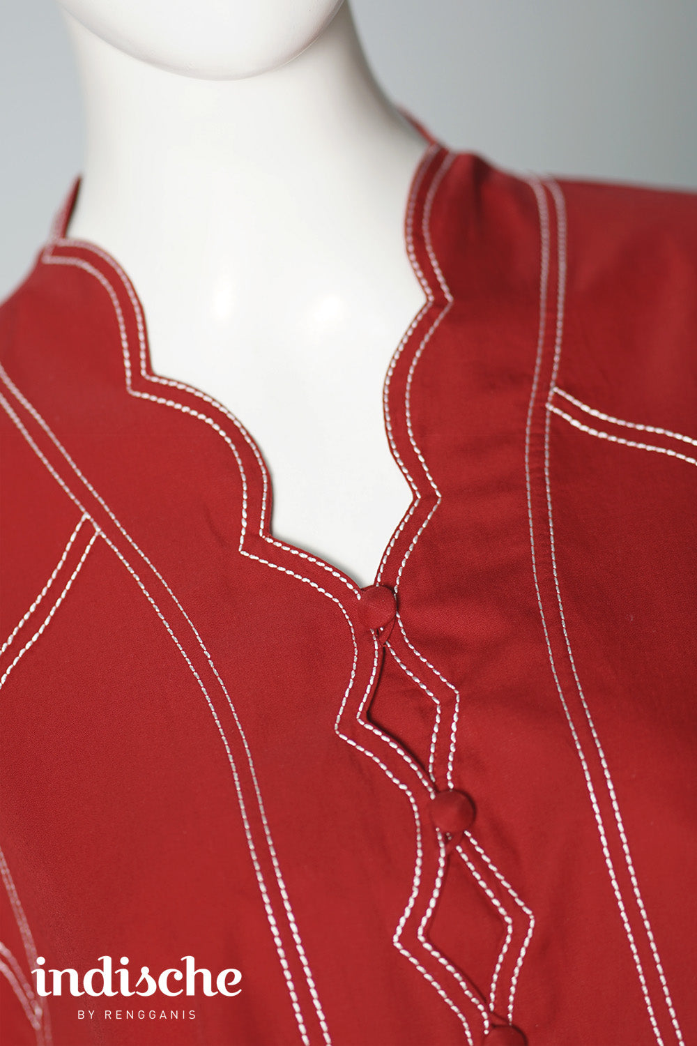 Kebaya Senja in Red