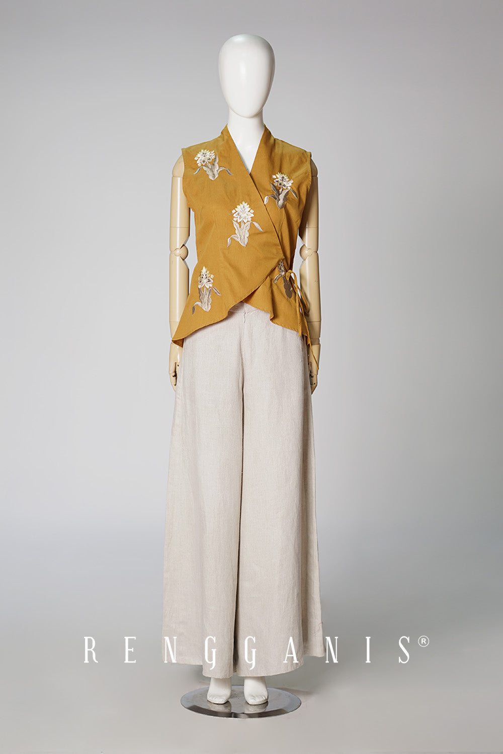 Sleeveless Kunyit Wrap Top
