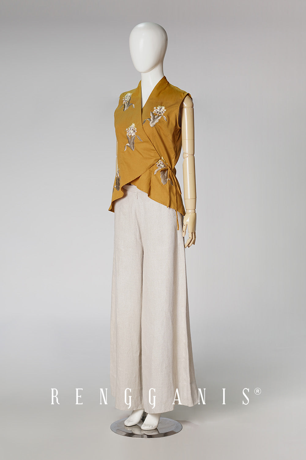 Sleeveless Kunyit Wrap Top