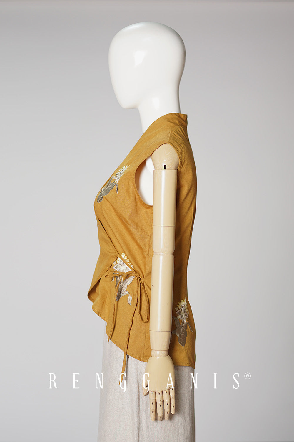 Sleeveless Kunyit Wrap Top