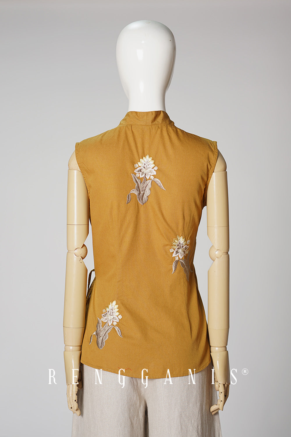 Sleeveless Kunyit Wrap Top