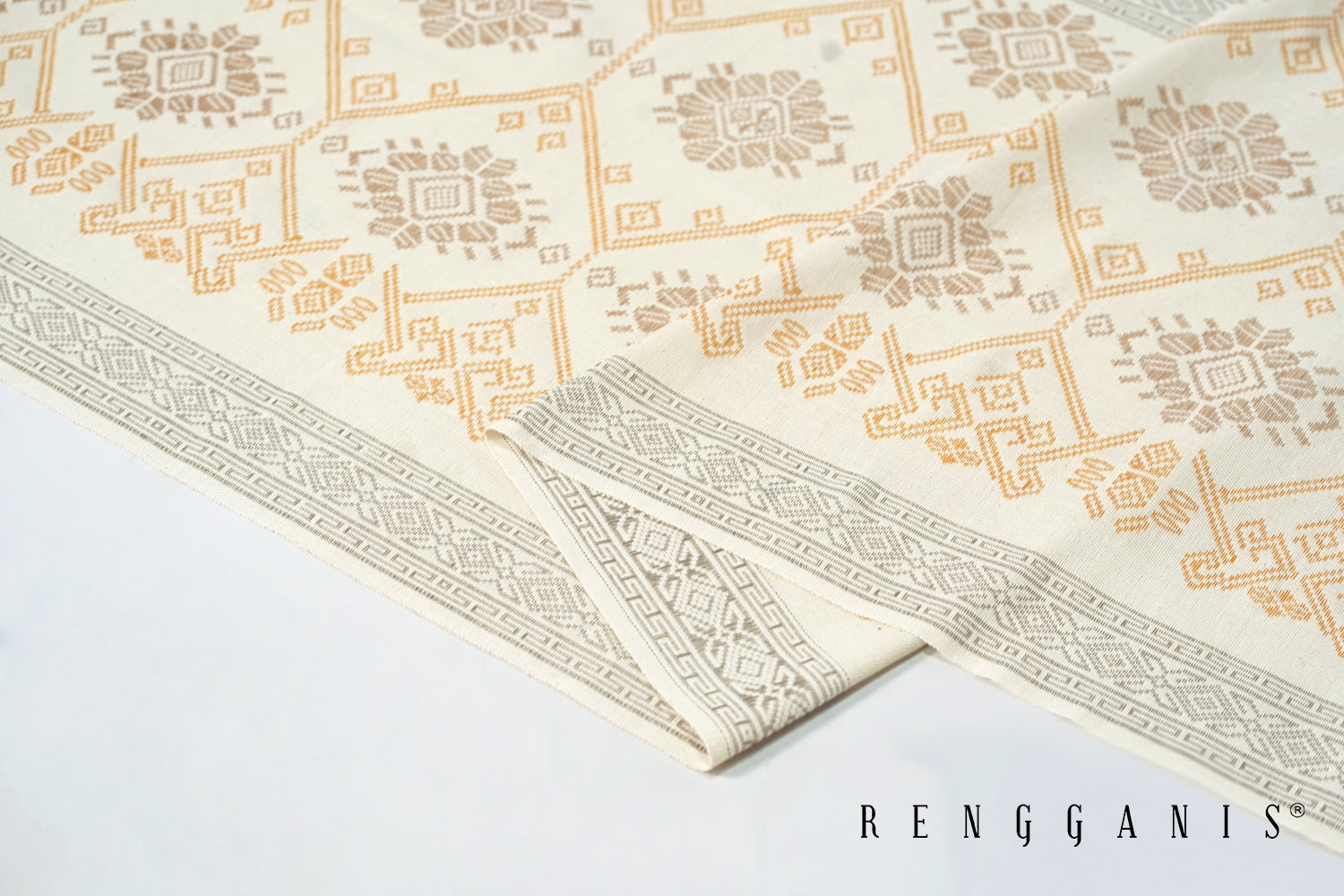 Naturally Dyed Handwoven Tenun Lombok motif Matahari