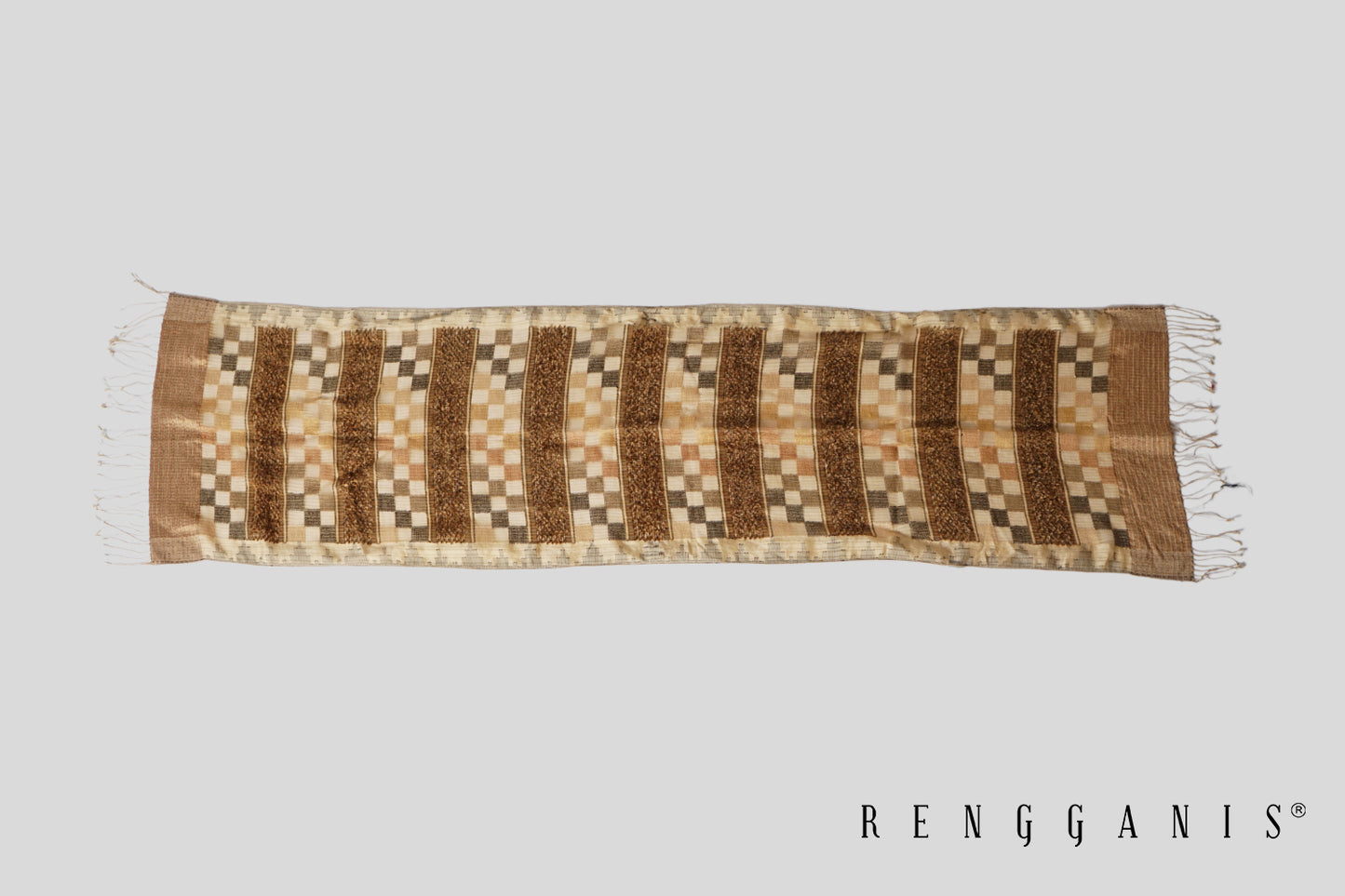 Handwoven Scarf in contemporary motif from Garut