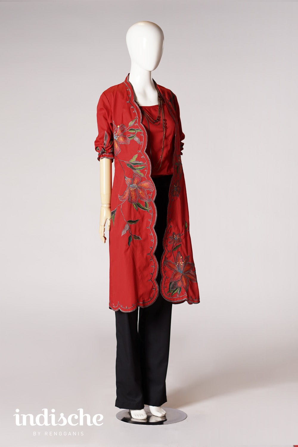 Lily Long Kebaya in Red