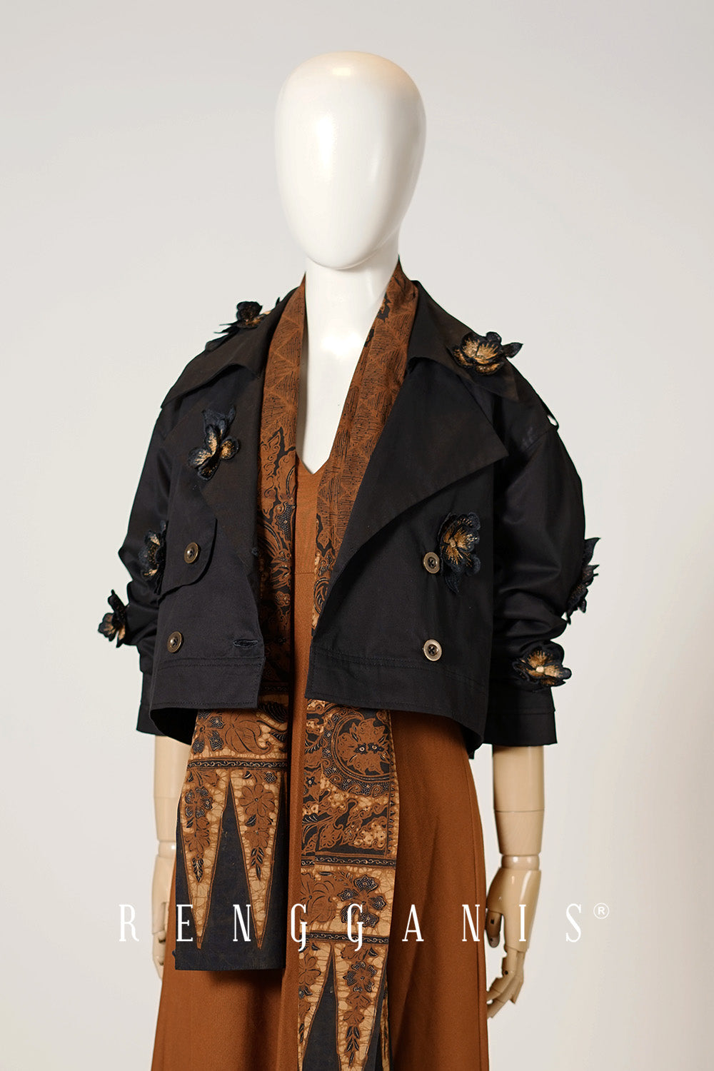 Little Blossoms Trench Jacket