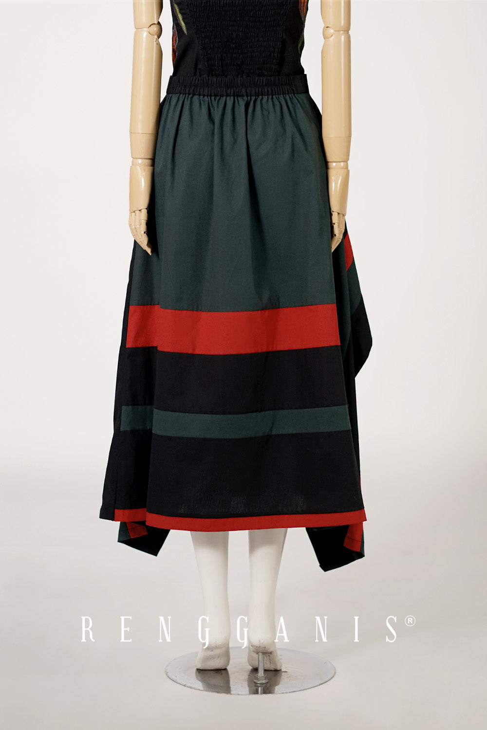 Layered Stripe Skirt