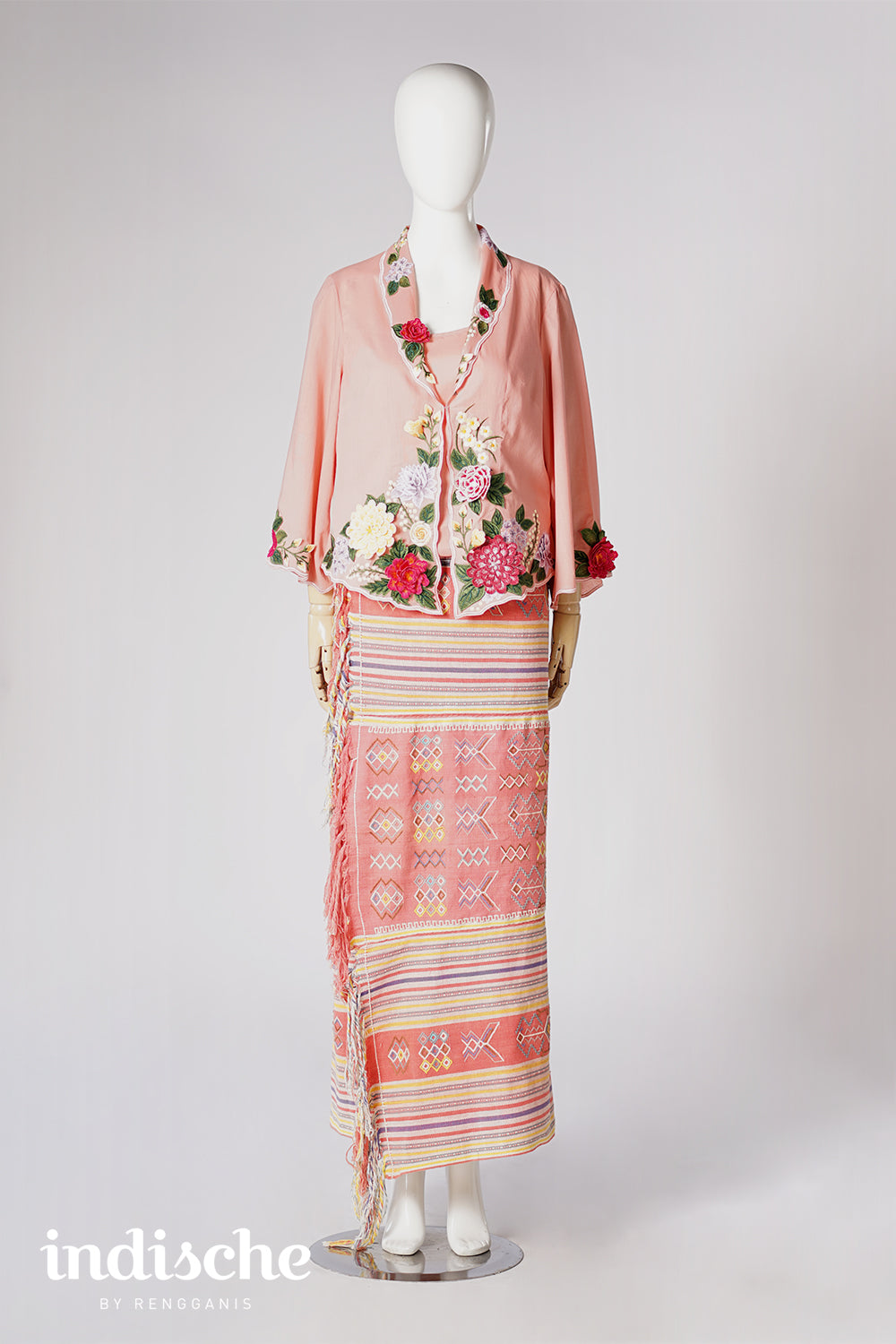 Wild Garden Kebaya in Kimono Sleeves