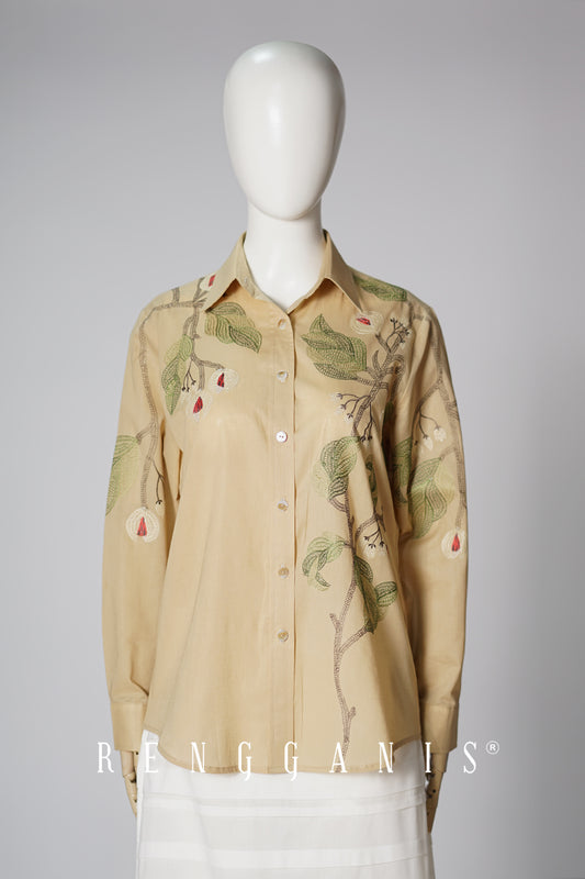 Pala Shirt in Oat Brown