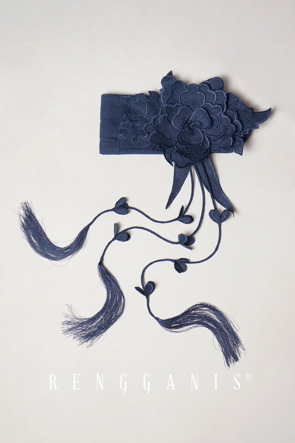 Bouquet Obi Belt in Linen