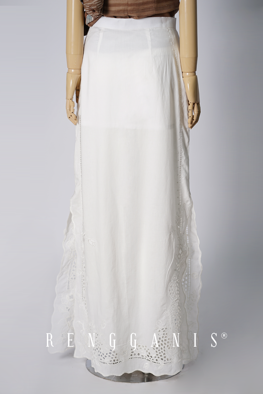 Lakshmi Skirt in White