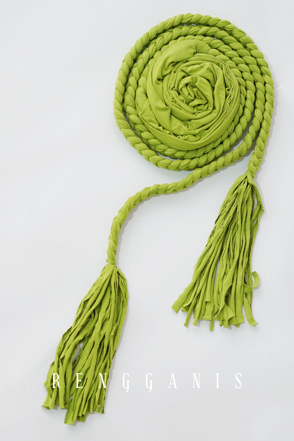 Knit Braid Obi Belt