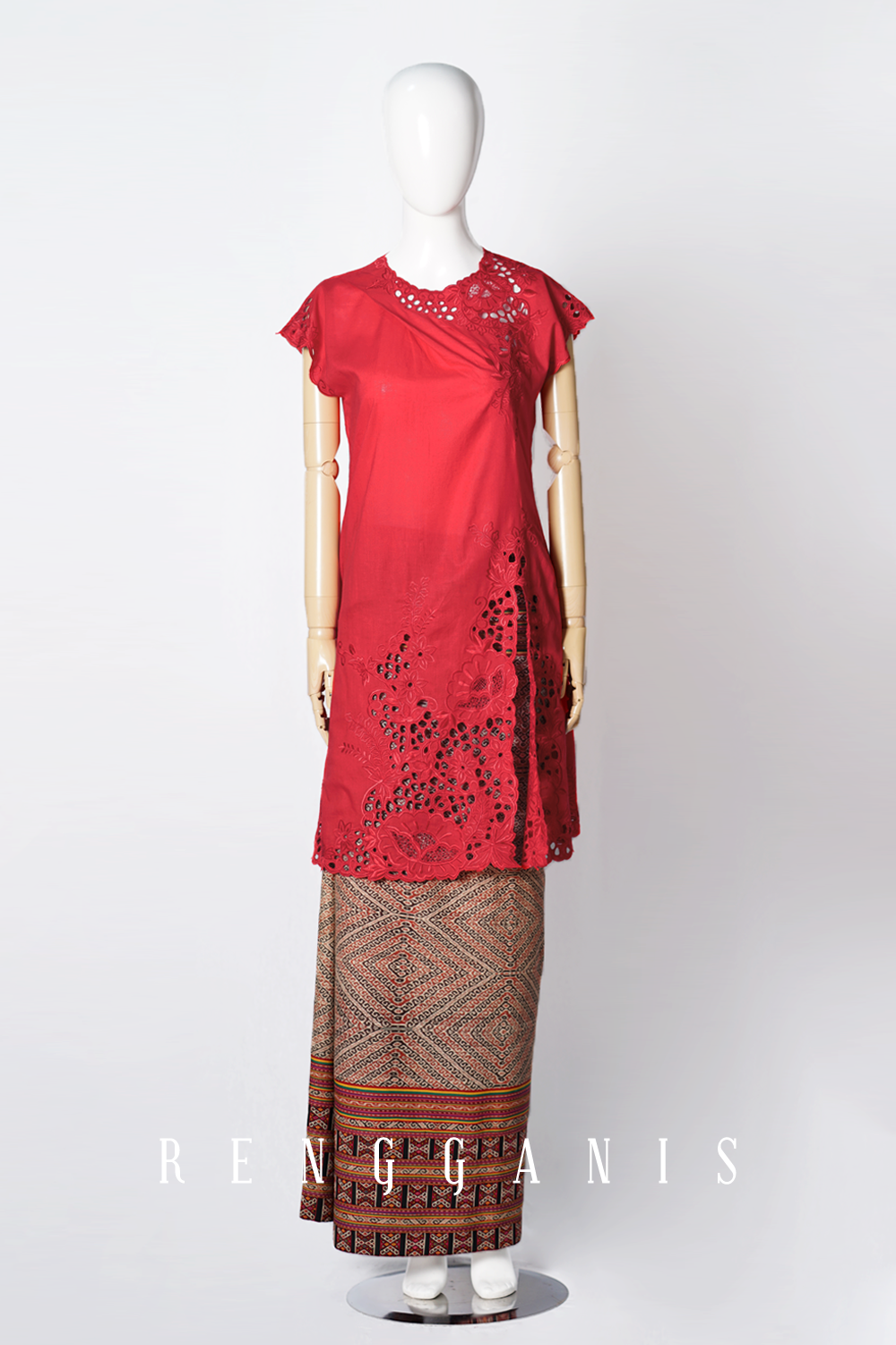 Kahiyang Tunic in Red