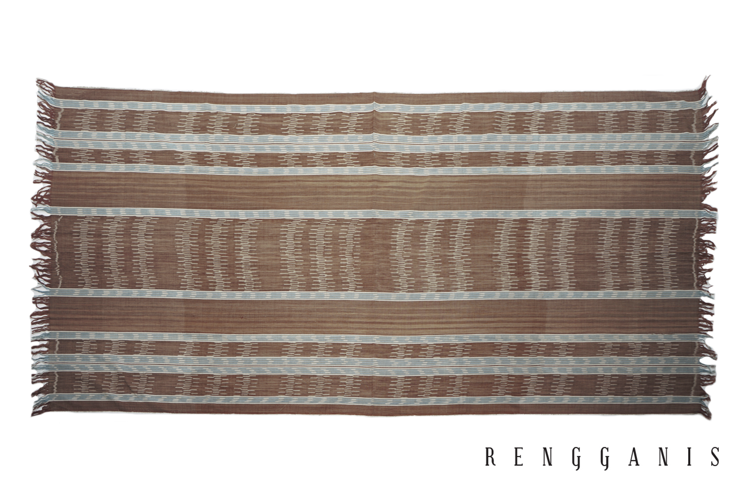 Naturally Dyed Semi-handwoven (ATBM) Ikat from Troso, Jepara