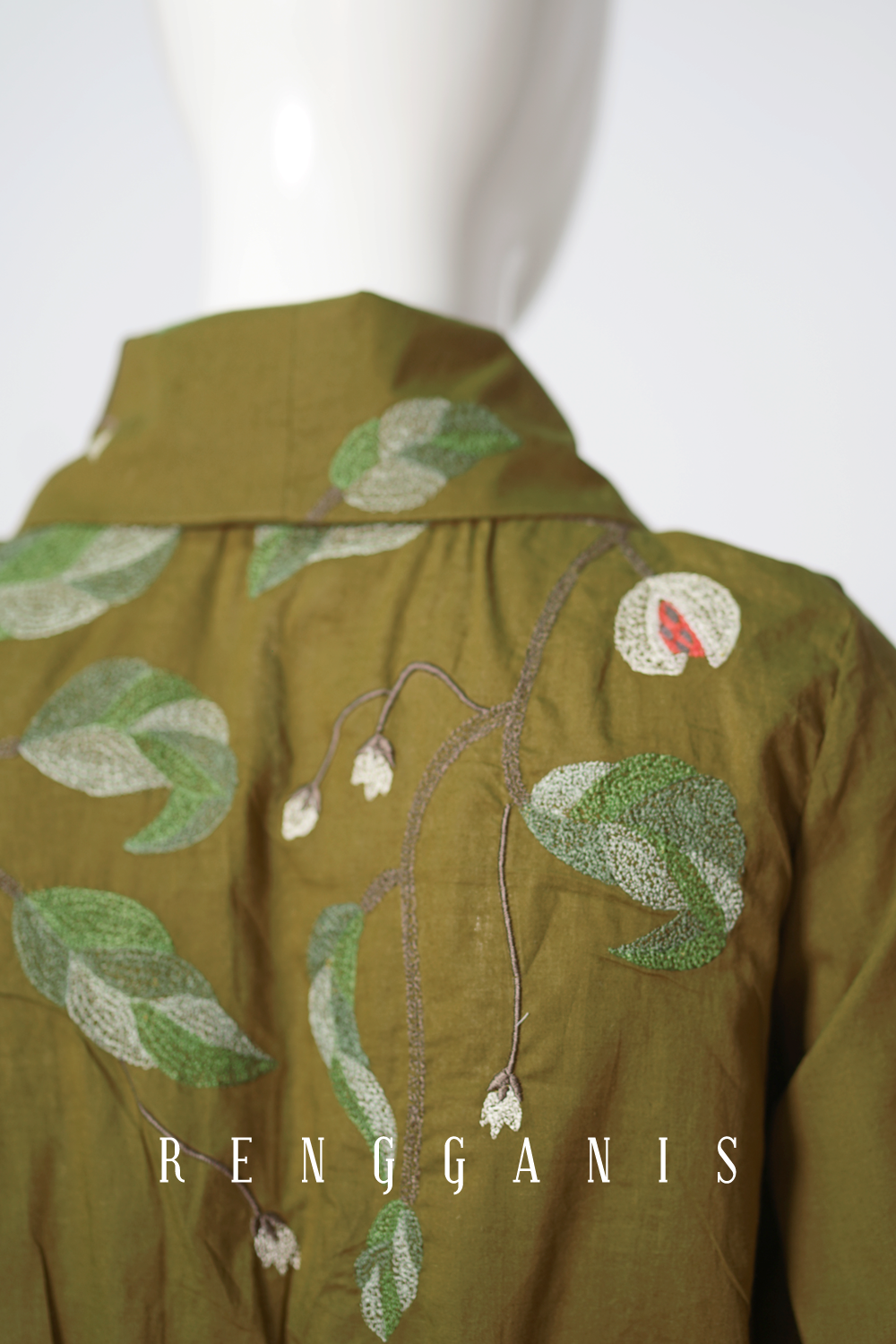Pala Dress in Olive Green