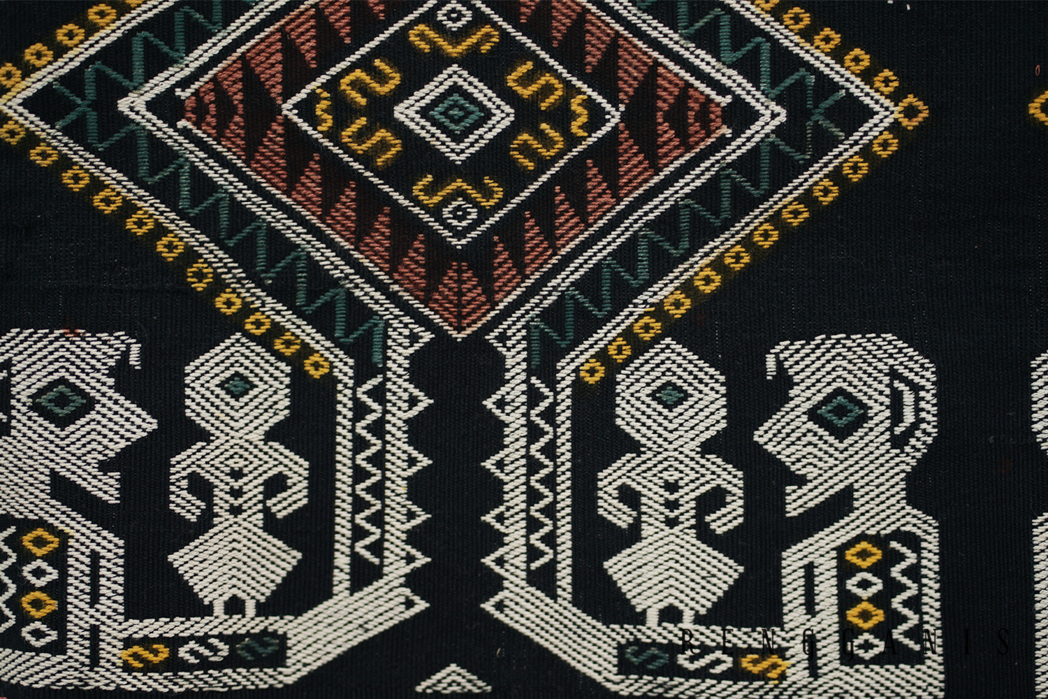 Naturally Dyed Handwoven Pahikung Sarong from Sumba