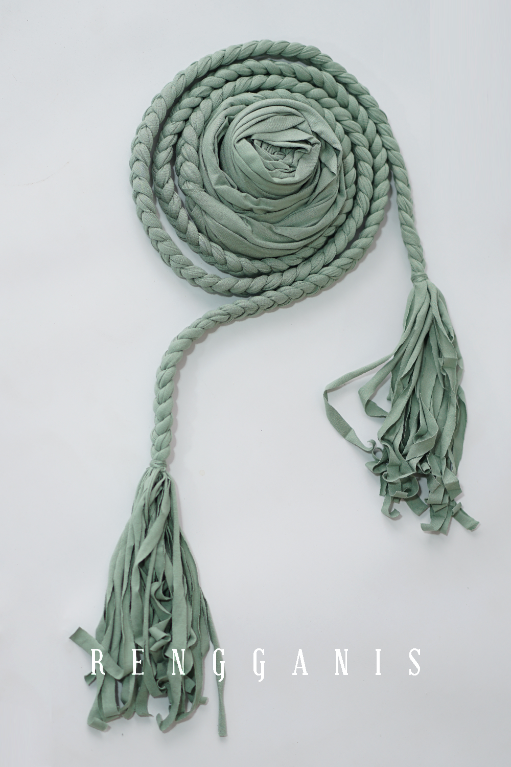 Knit Braid Obi Belt
