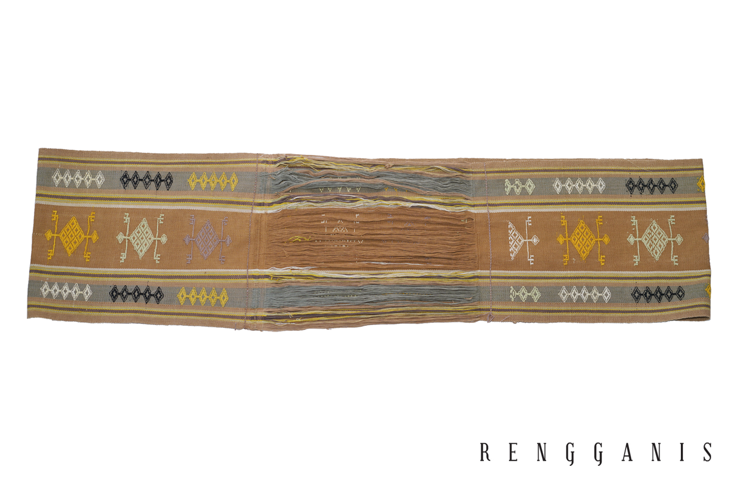 Naturally Dyed Handwoven Scarf from Mandeu
