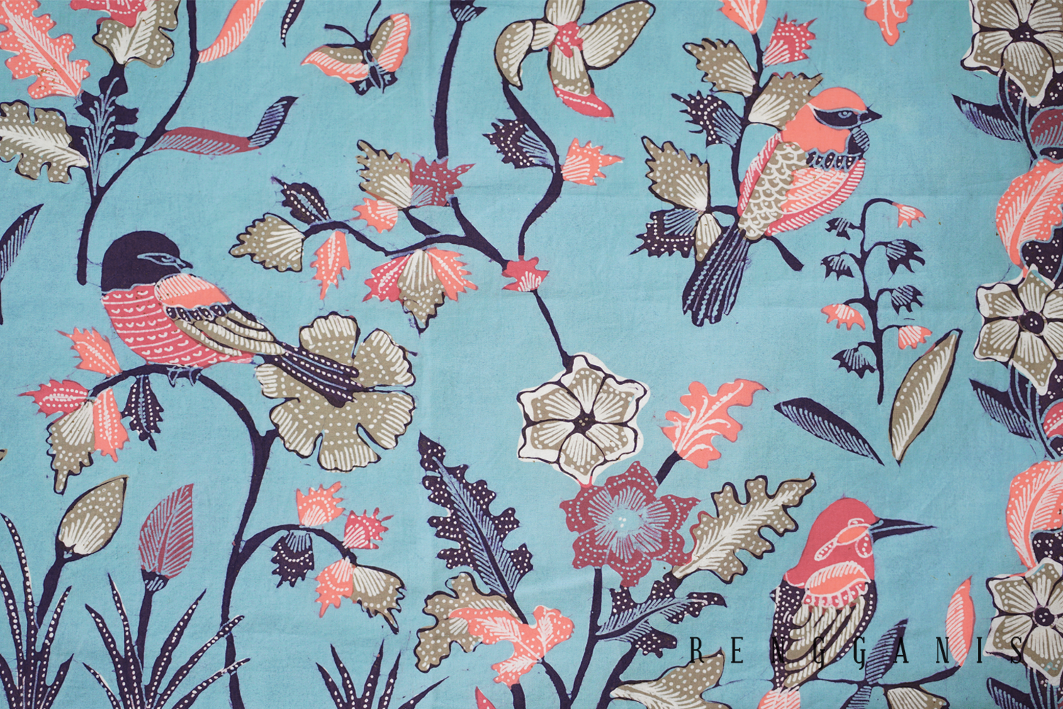Handdrawn Batik Cirebon Cuari Bird motif