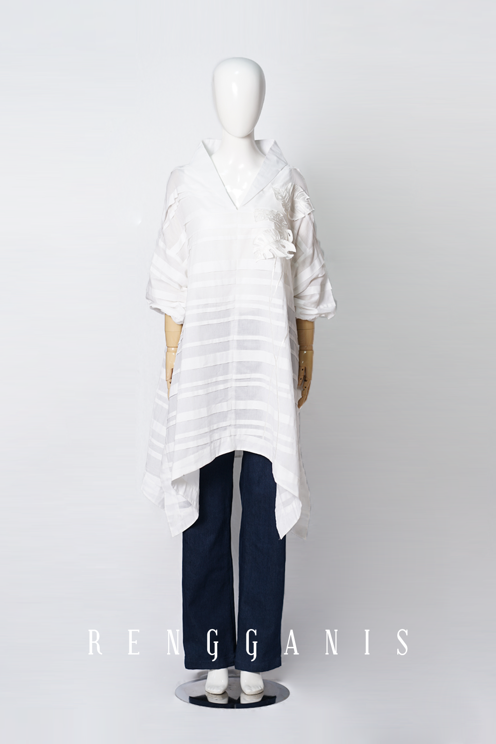 Monstera Tunic with Pintuck
