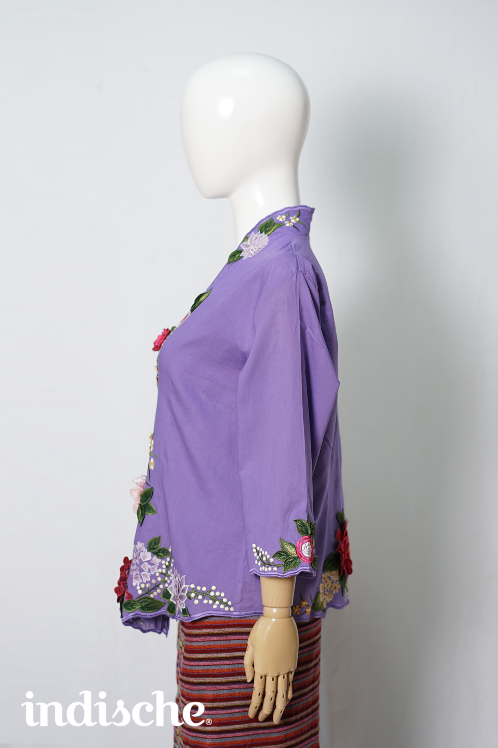 Wild Garden Kebaya in Light Purple