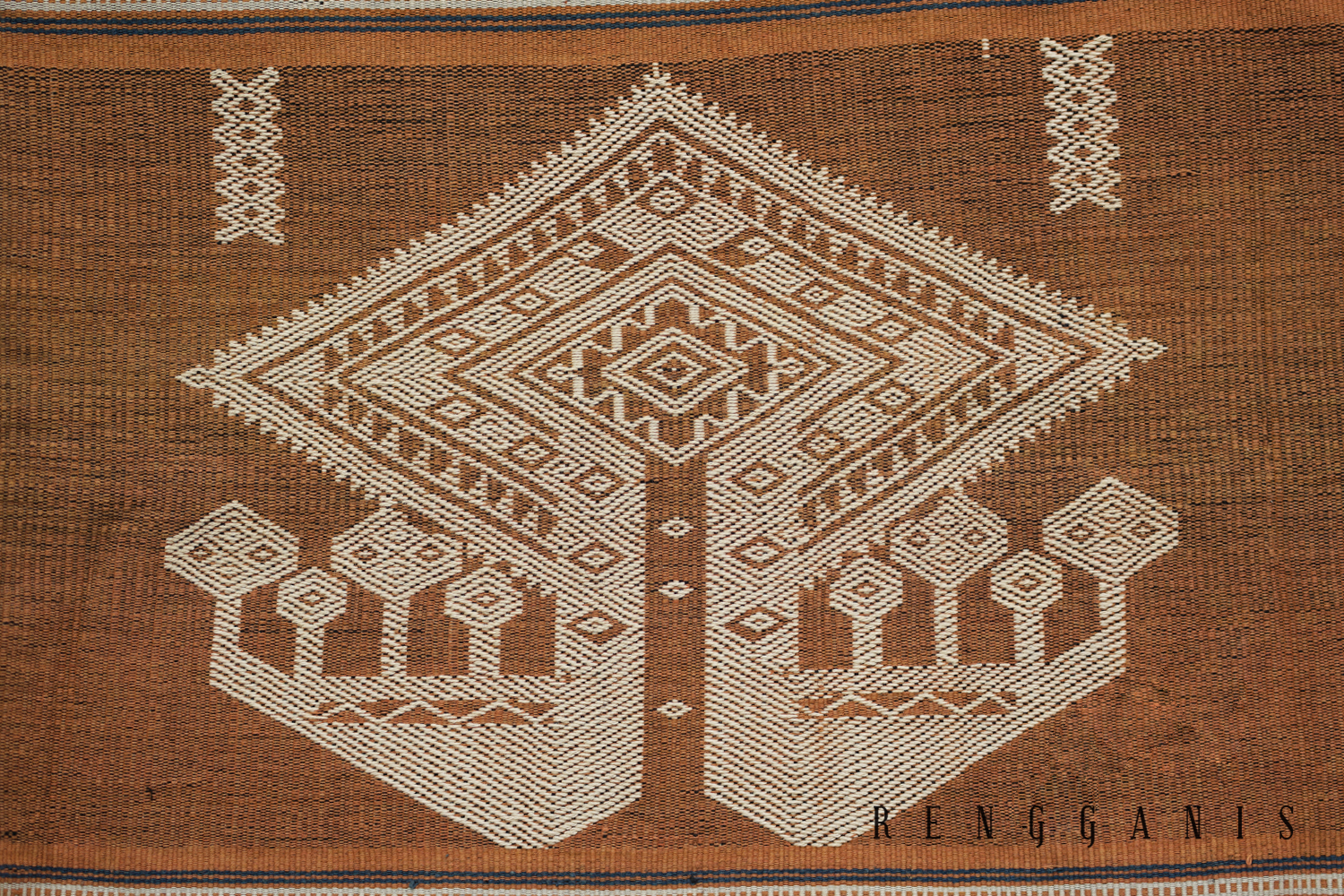 Naturally Dyed Handwoven Pahikung Sarong from Sumba