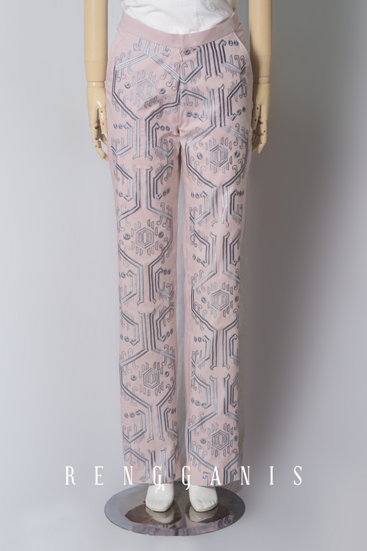 Dayak Inspired Embroidered Pants