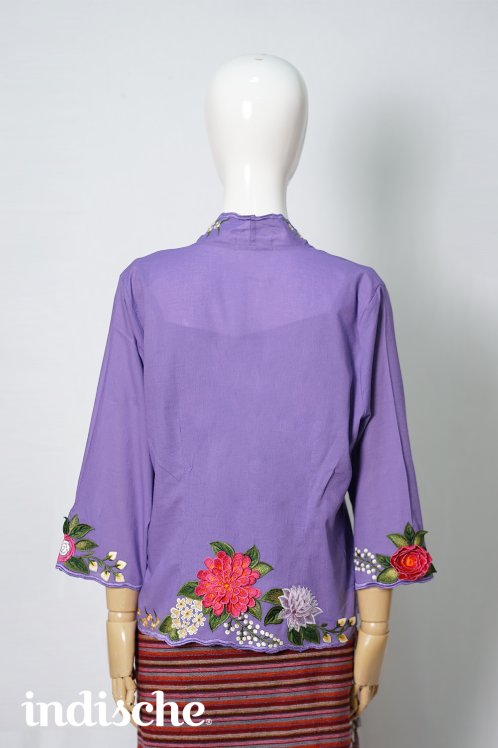 Wild Garden Kebaya in Light Purple