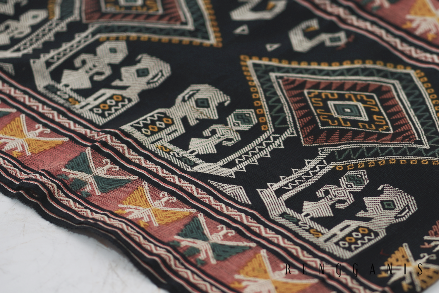 Naturally Dyed Handwoven Pahikung Sarong from Sumba