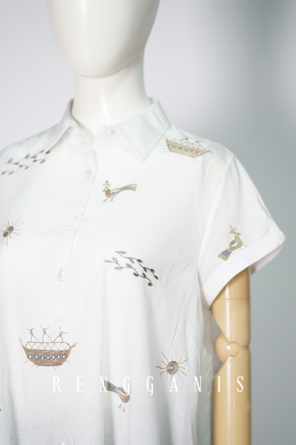 Arkais Top in White