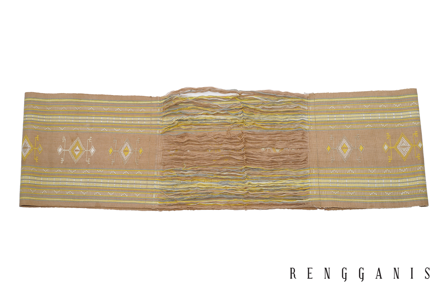 Naturally Dyed Handwoven Scarf from Mandeu
