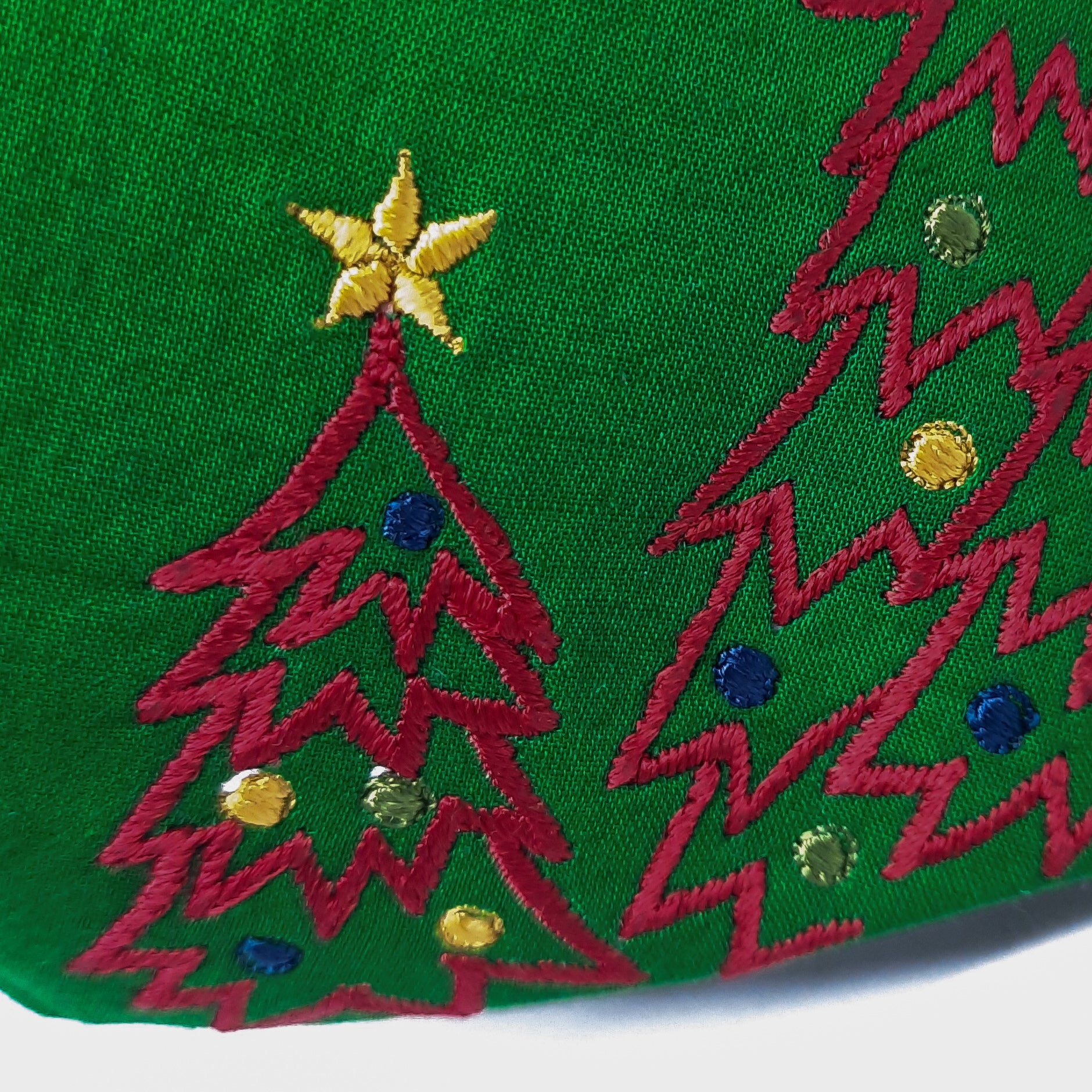 Green Christmas Tree Facemask
