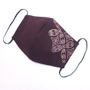 Chocolate Kawung Facemask