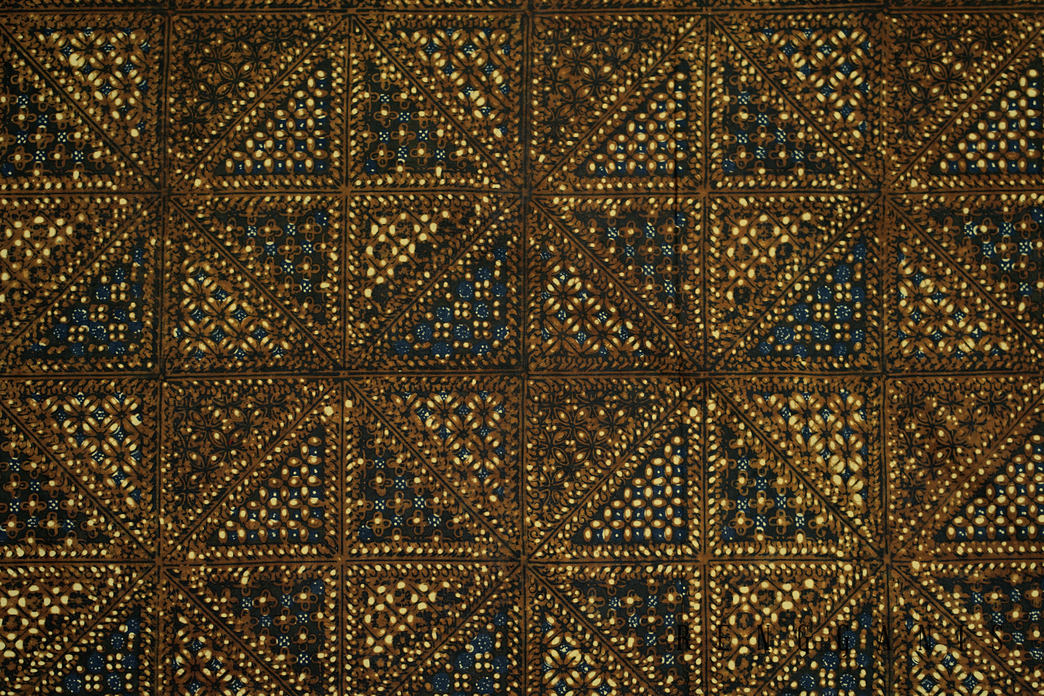 Sogan Handstamped Batik from Solo