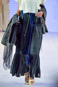 Pintuck Maxi Skirt