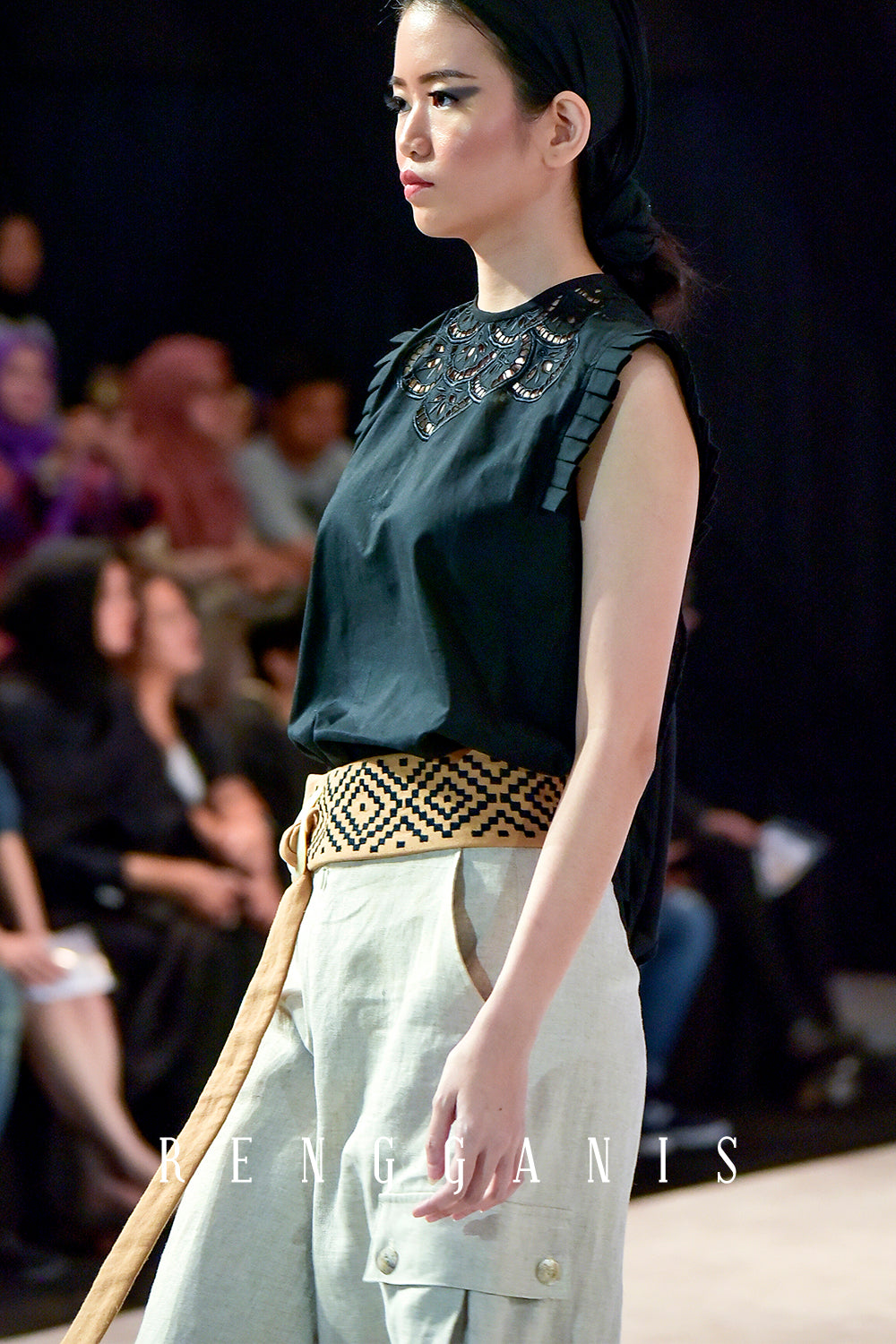 Bunga Lawang Ruffled Top