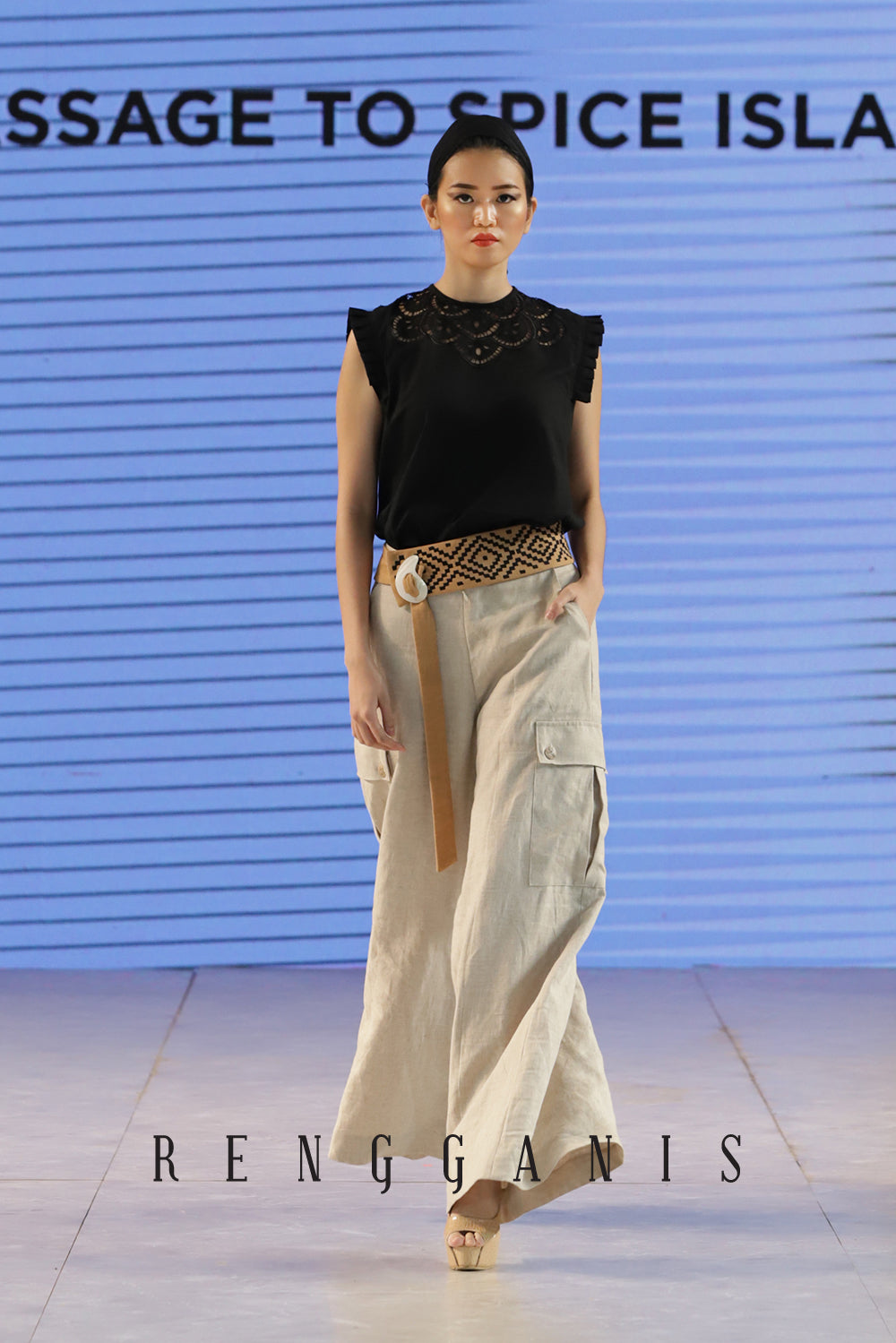 Bunga Lawang Ruffled Top