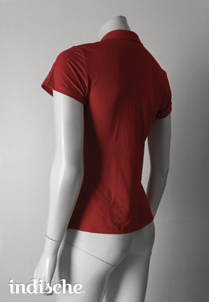 Short Sleeved Kutubaru Raba in Red