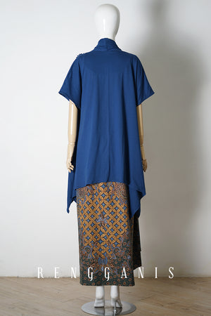 Front Lotus Outer in Blue