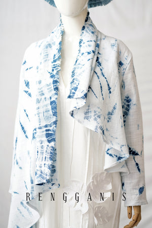 Tie Dye Asymmetrical Outer